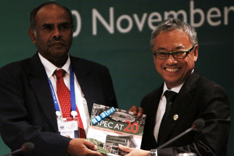Ambassador Tay, on the launch of the APEC 20th anniversary book