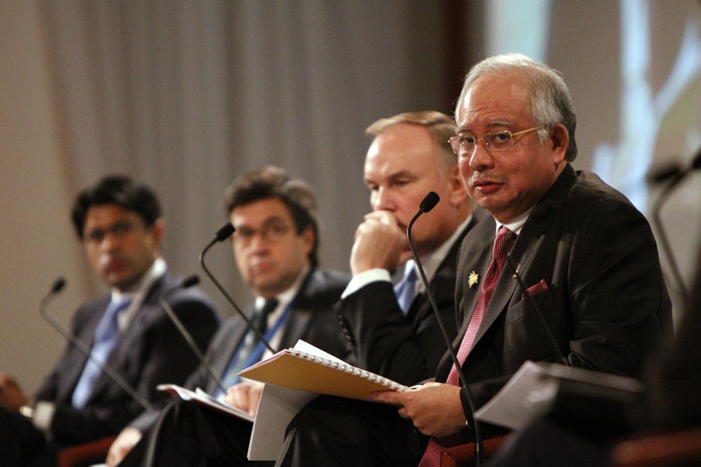 Prime Minister Dato' Sri Najib Razak, Malaysia leads panel discussion